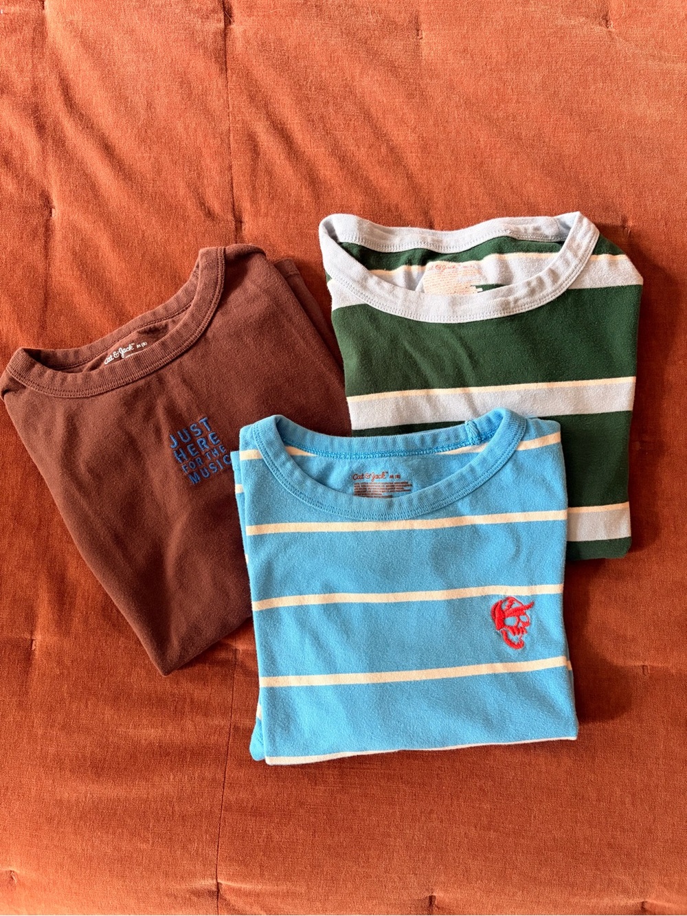 Cat & Jack Boys’ T-Shirt Bundle – 3 Shirts Boys 8/ Medium